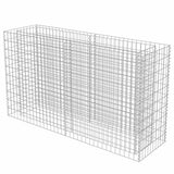 Gabion Raised Bed Galvanised Steel 180x50x100 cm