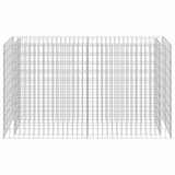 Gabion Raised Bed Galvanised Steel 180x50x100 cm