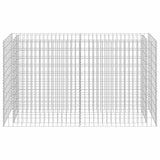 Gabion Raised Bed Galvanised Steel 180x50x100 cm - 45-Degree Angle