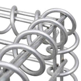 Gabion Raised Bed Galvanised Steel 180x50x100 cm