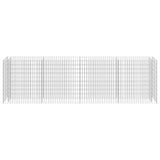 Gabion Raised Bed Galvanised Steel 360x50x100 cm - 45-Degree Angle