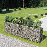 Gabion Raised Bed Galvanised Steel 360x50x100 cm