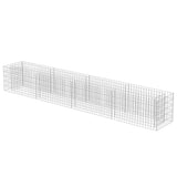 Gabion Raised Bed Galvanised Steel 360x50x50 cm - Side View