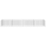 Gabion Raised Bed Galvanised Steel 360x50x50 cm