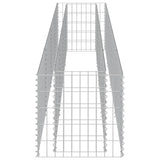 Gabion Raised Bed Galvanised Steel 360x50x50 cm