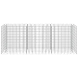 Gabion Raised Bed Galvanised Steel 270x50x100 cm
