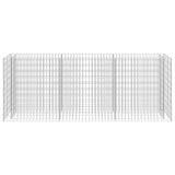 Gabion Raised Bed Galvanised Steel 270x50x100 cm - 45-Degree Angle