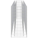 Gabion Raised Bed Galvanised Steel 270x50x100 cm