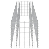 Gabion Raised Bed Galvanised Steel 270x50x50 cm