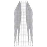 Gabion Raised Bed Galvanised Steel 540x50x100 cm