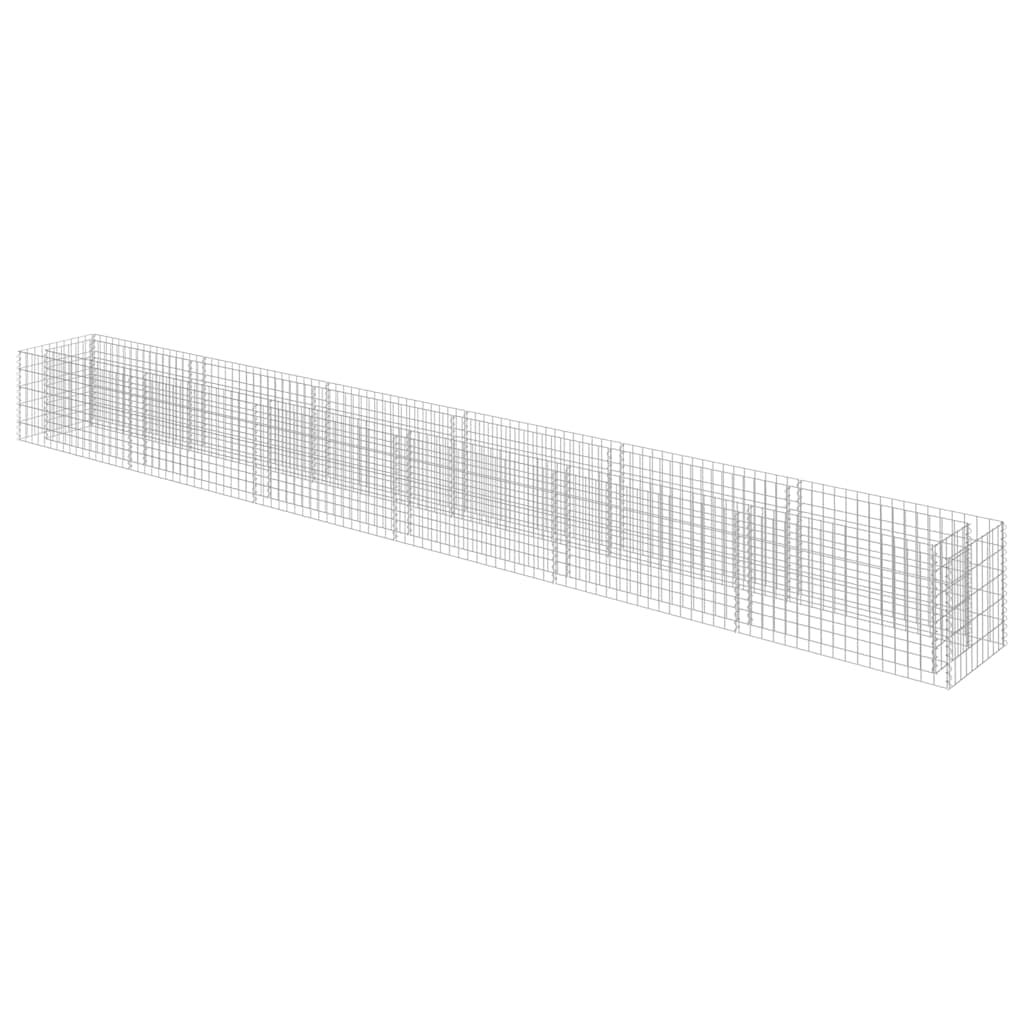 Gabion Raised Bed Galvanised Steel 540x50x50 cm