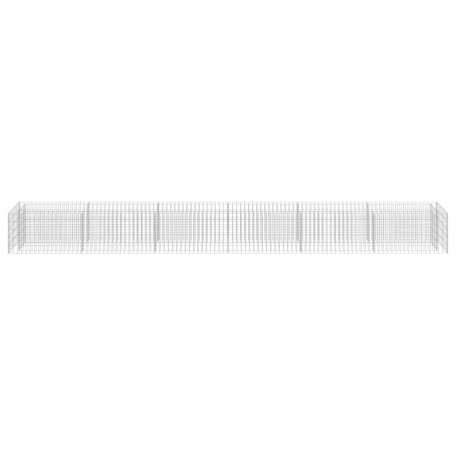 Gabion Raised Bed Galvanised Steel 540x50x50 cm
