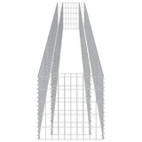 Gabion Raised Bed Galvanised Steel 540x50x50 cm