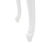 Dining Table 179x89x81 cm High Gloss White - Low Angle