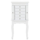 Free Standing Jewelery Cabinet White