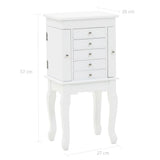 Free Standing Jewelery Cabinet White - Extra Image