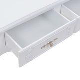 Coffee Table 100x50x46 cm White - 45-Degree Angle