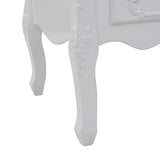 Coffee Table 100x50x46 cm White - Low Angle