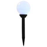 Outdoor Solar Lamps 4 pcs LED Spherical 15 cm RGB - Top-Down View