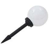 Outdoor Solar Lamps 3 pcs LED Spherical 20 cm RGB - Close-Up Angle