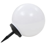 Outdoor Solar Lamp LED Spherical 40 cm RGB - Side View