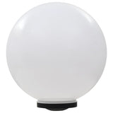 Outdoor Solar Lamp LED Spherical 50 cm RGB - Close-Up Angle