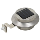 Outdoor Solar Lamps 6 pcs LED Round 12 cm White - Side View