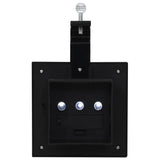 Outdoor Solar Lamps 6 pcs LED Square 12 cm Black - Extra Image