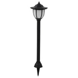 Outdoor Solar Lamps 3 pcs LED Black