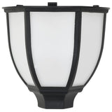 Outdoor Solar Lamps 3 pcs LED Black - Close-Up Angle