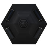 Outdoor Solar Lamps 3 pcs LED Black - Low Angle