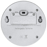 Outdoor Solar Wall Lamps LED 12 pcs Round Silver - Close-Up Angle