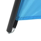 Pool Tent Fabric 660x580x250 cm Blue - 45-Degree Angle