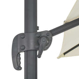 Cantilever Garden Parasol with Aluminium Pole 300x300 cm Sand