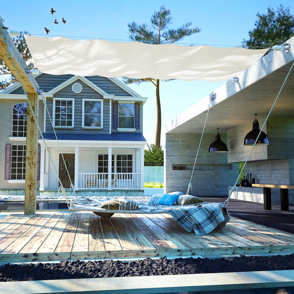 Patio Awning Oxford Fabric 140x420 cm Cream
