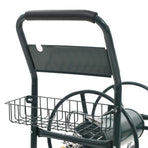 Garden Hose Trolley with 1/2" Hose Connector 75 m Steel