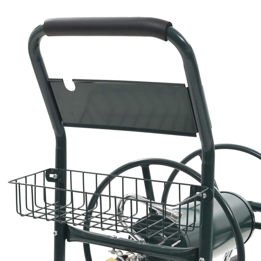 Garden Hose Trolley with 1/2" Hose Connector 75 m Steel