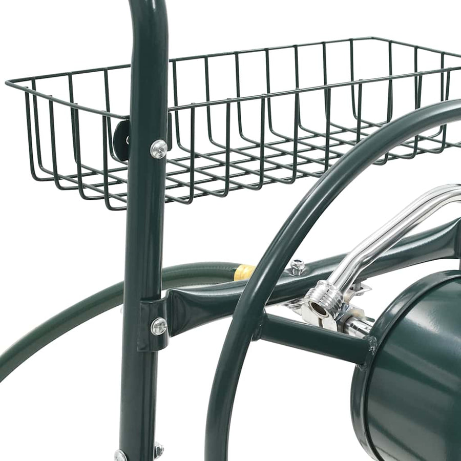 Garden Hose Trolley with 1/2" Hose Connector 75 m Steel