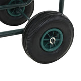 Garden Hose Trolley with 1/2" Hose Connector 75 m Steel