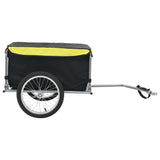 Bike Trailer Black and Yellow 65 kg - Front View