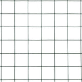 Chicken Wire Fence Steel with PVC Coating 10x0.5 m Green - Top-Down View