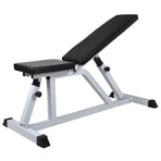 Workout Bench with Barbell and Dumbbell Set 60,5 kg