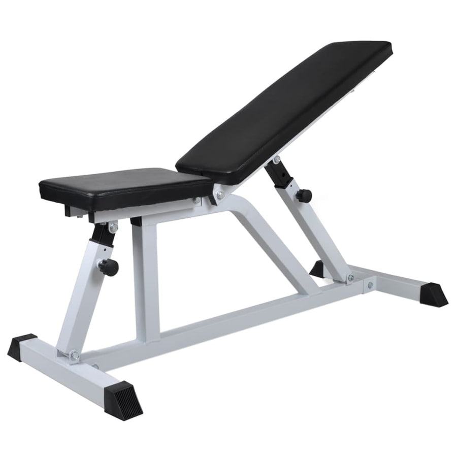 Workout Bench with Barbell and Dumbbell Set 60,5 kg