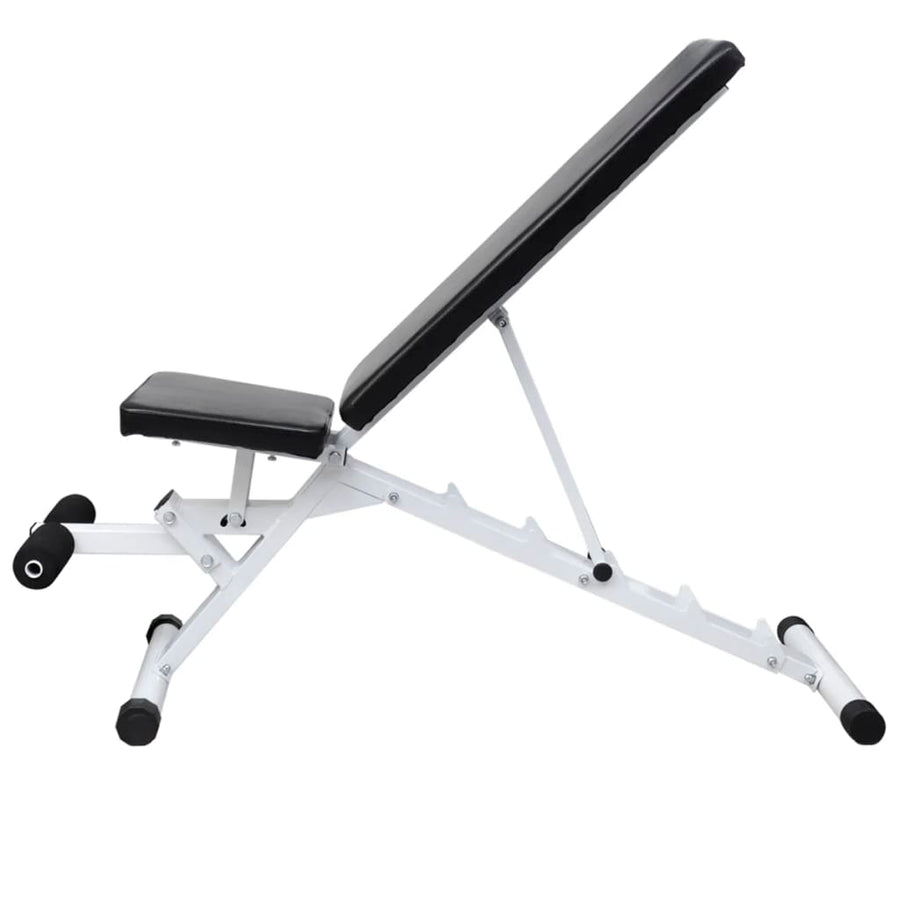 Workout Bench with Barbell and Dumbbell Set 60,5 kg