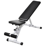 Workout Bench with Barbell and Dumbbell Set 60.5 kg - 45-Degree Angle