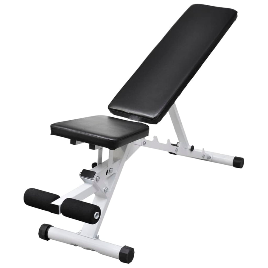 Workout Bench with Barbell and Dumbbell Set 60,5 kg