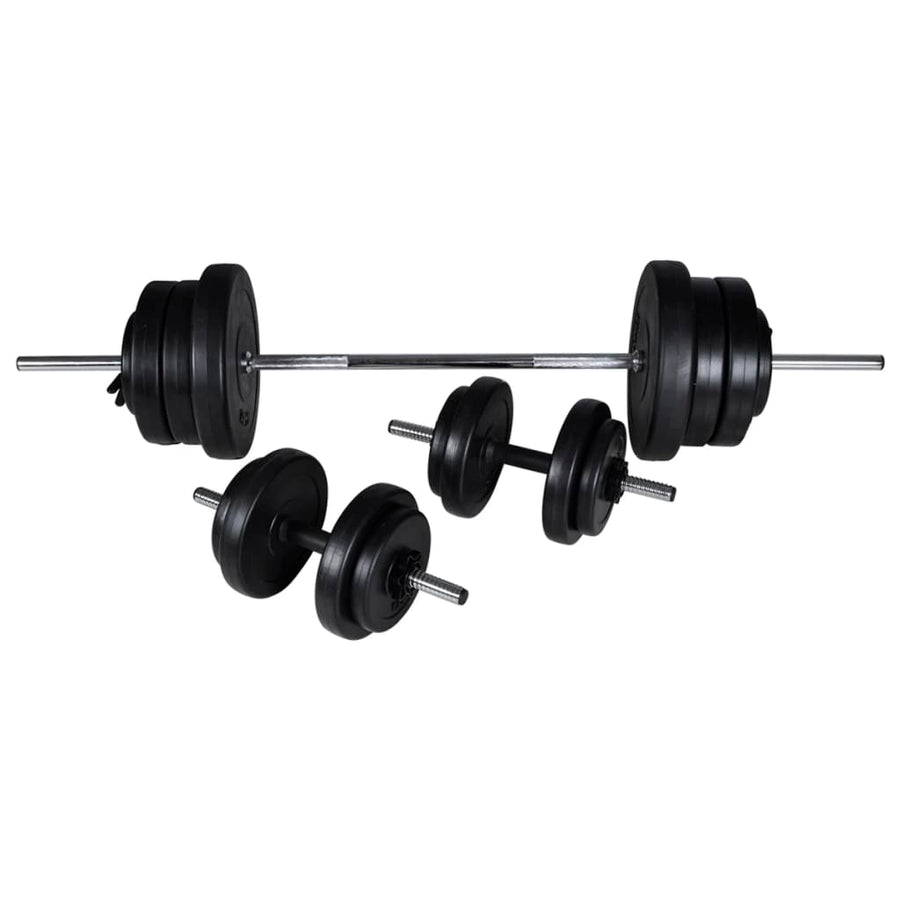 Barbell Squat Rack with Barbell and Dumbbell Set 60,5 kg