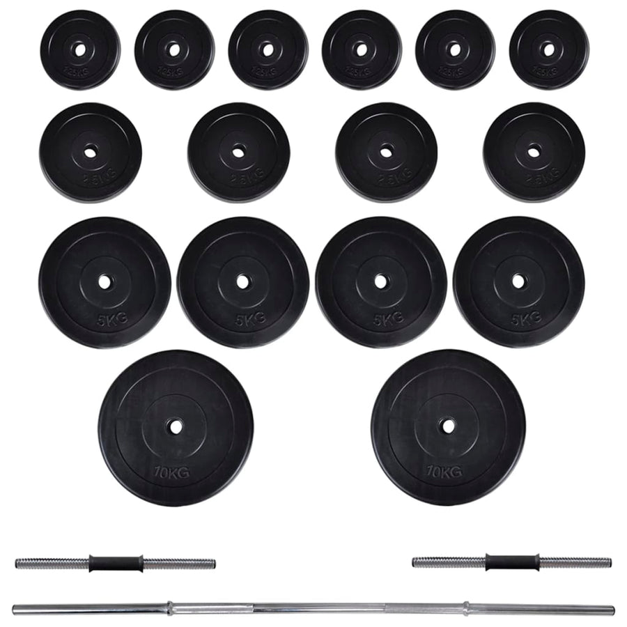 Barbell Squat Rack with Barbell and Dumbbell Set 60,5 kg