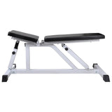Workout Bench with Barbell and Dumbbell Set 30.5 kg - Top-Down View