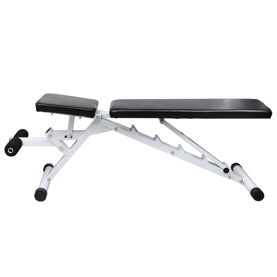 Workout Bench with Barbell and Dumbbell Set 30,5 kg